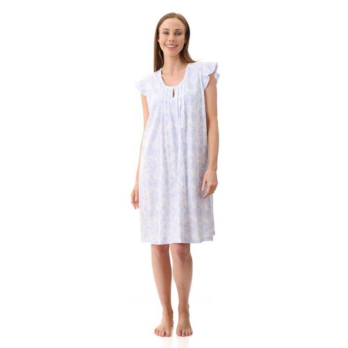 Givoni Wesley Flutter Sleeve Short Nightie